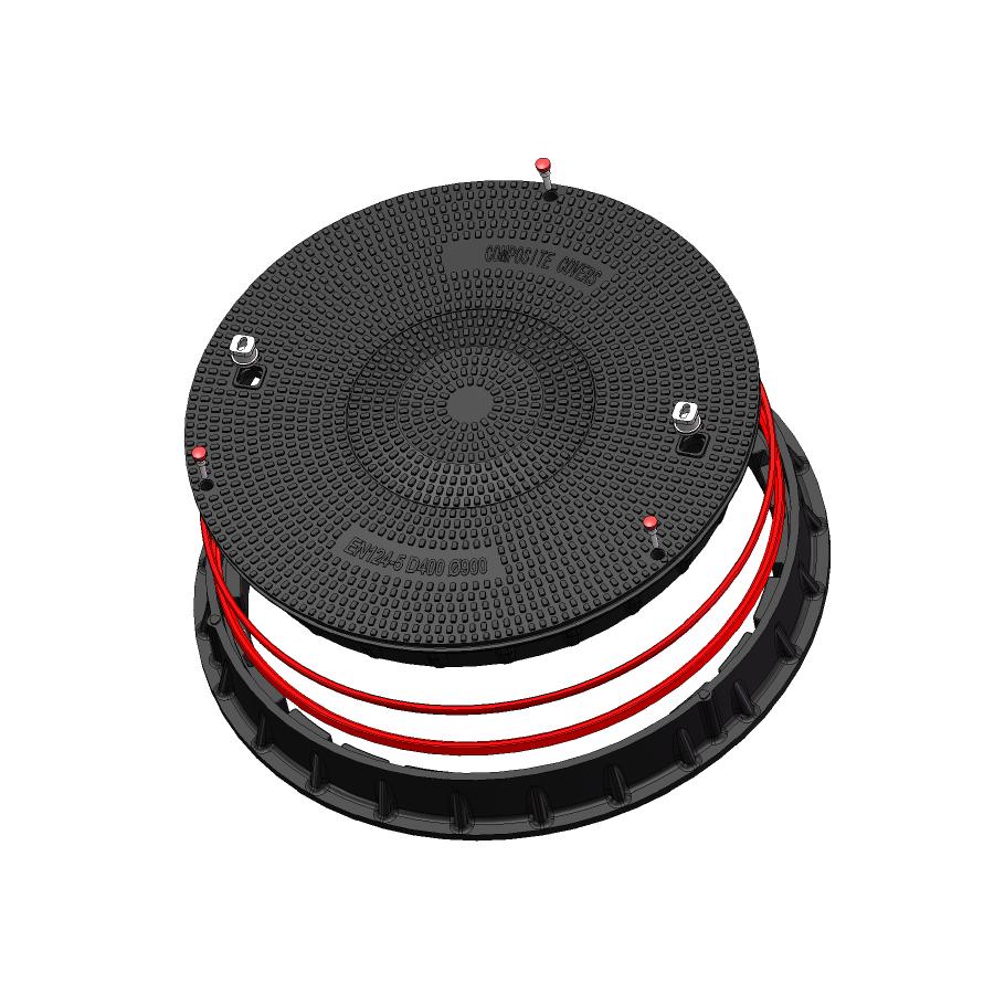 غطاء 900مم D400 جديد مركب وإطار